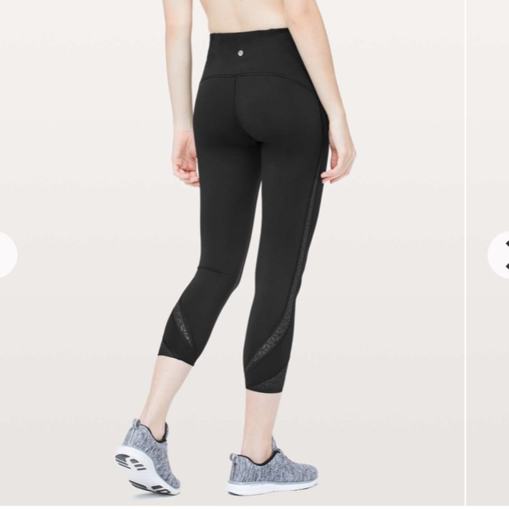 Lululemon Strength & Sweat Crop Leggings in Black